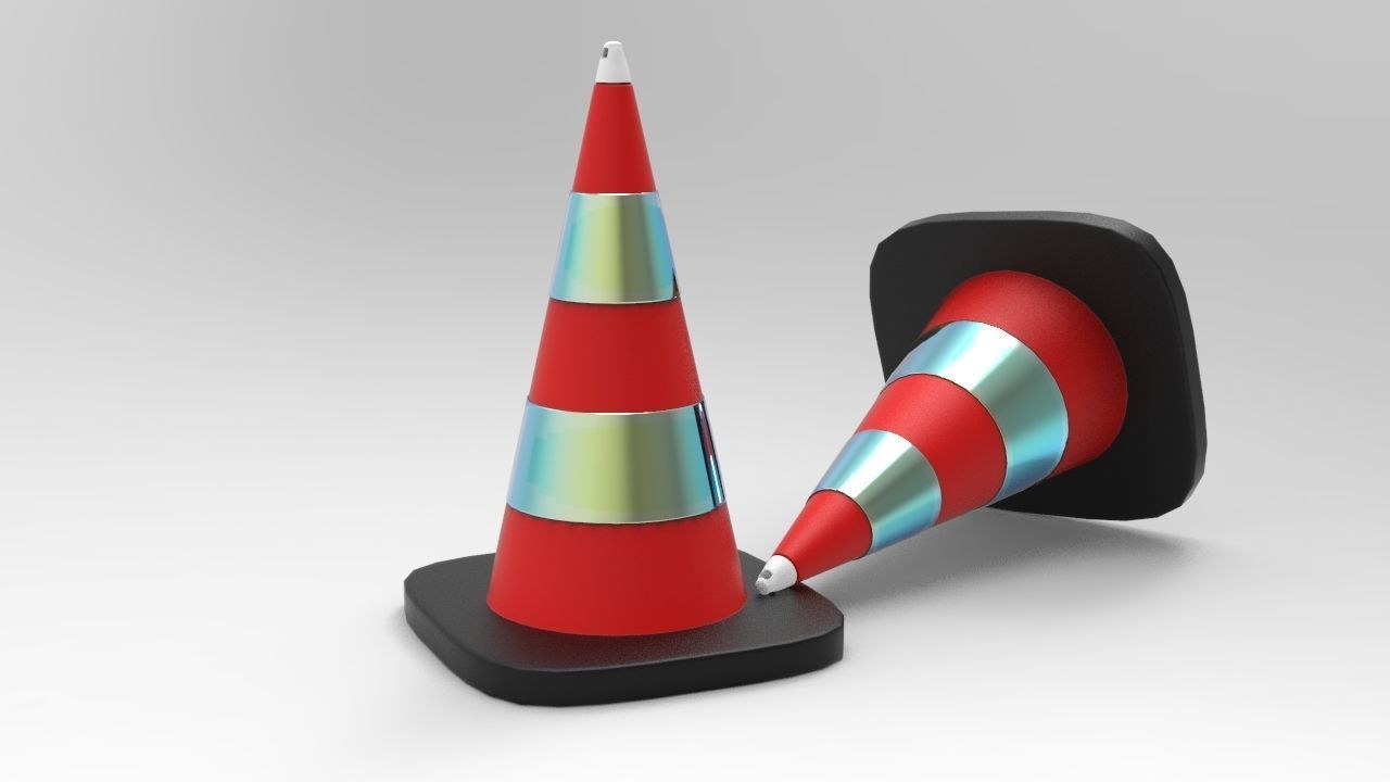 Traffic Pontoon Low-poly 3D model_3