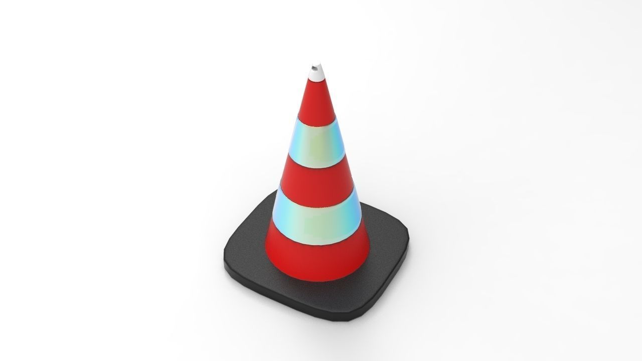 Traffic Pontoon Low-poly 3D model_1