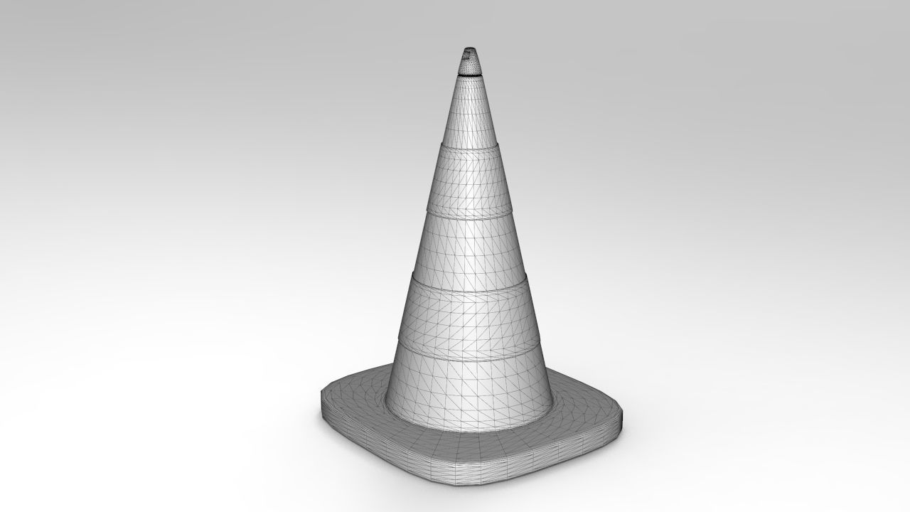 Traffic Pontoon Low-poly 3D model_5