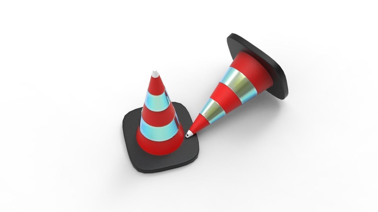 Traffic Pontoon Low-poly 3D model_4