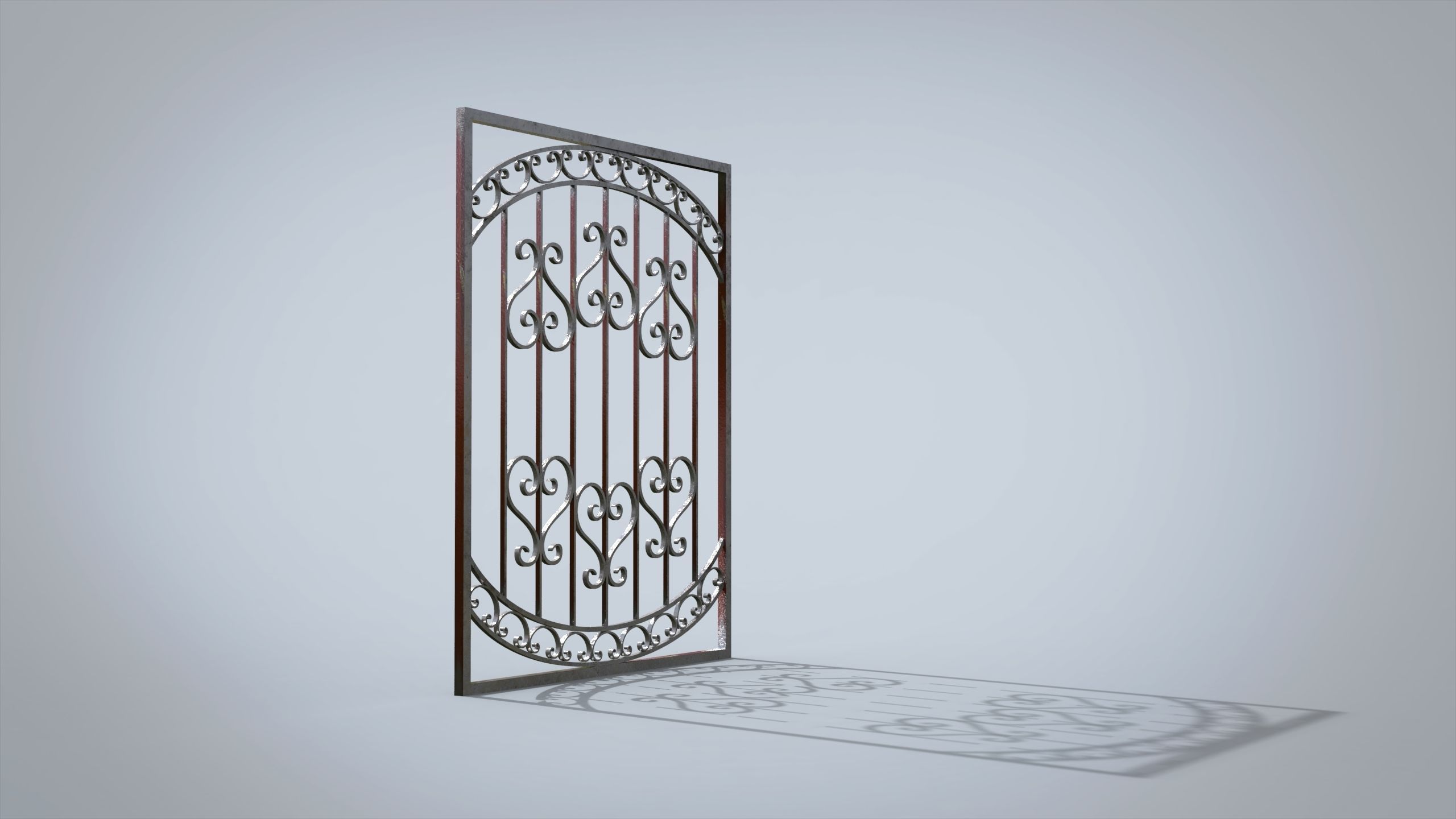 Window lattice 3D model_6