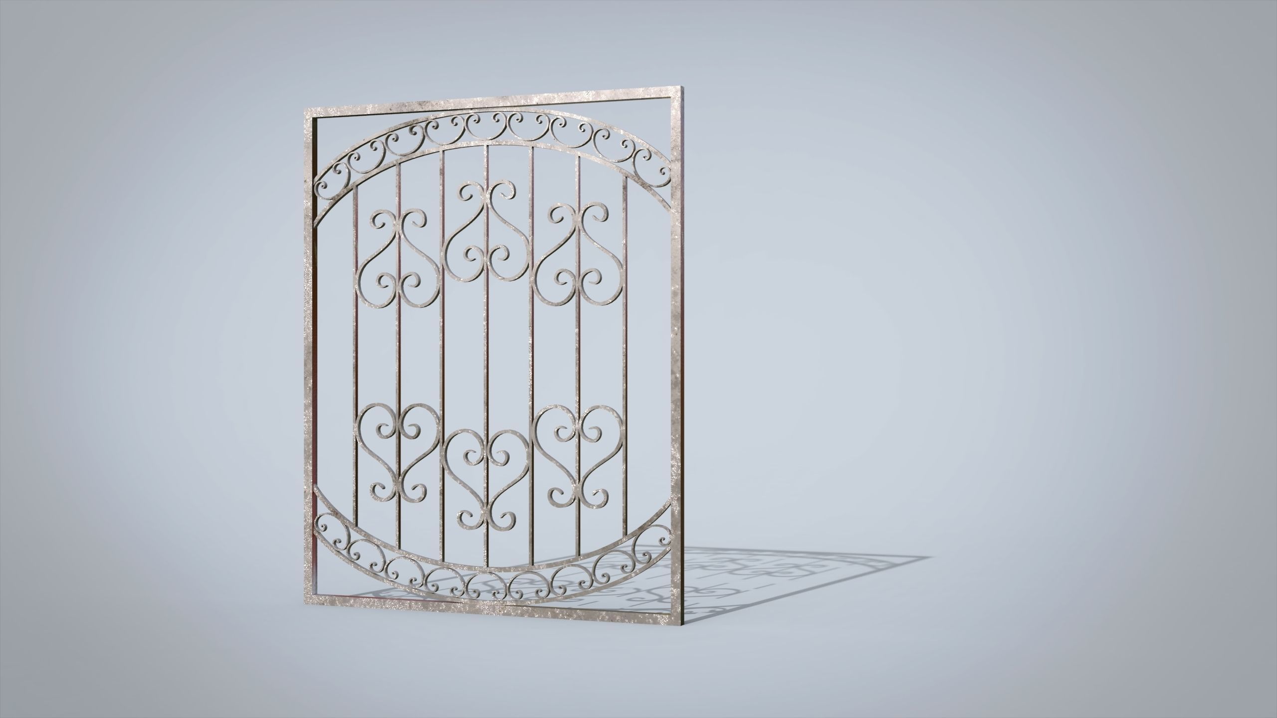 Window lattice 3D model_3