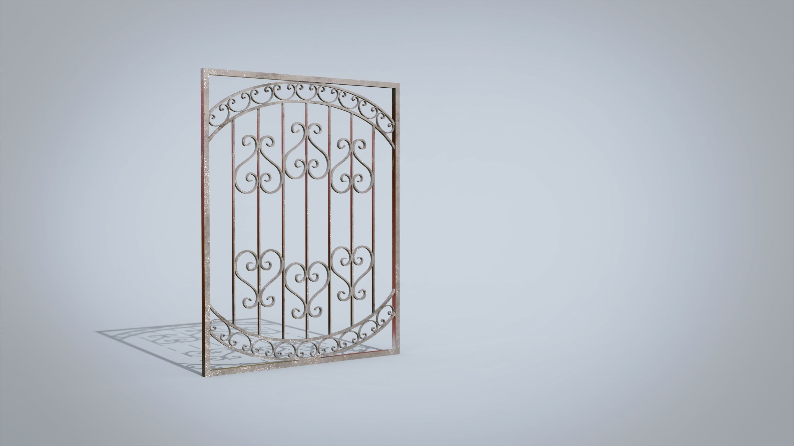 Window lattice 3D model_5