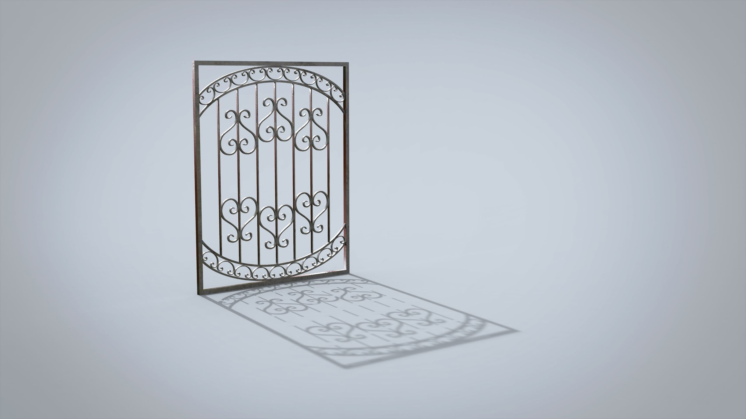 Window lattice 3D model_7