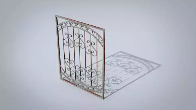 Window lattice 3D model