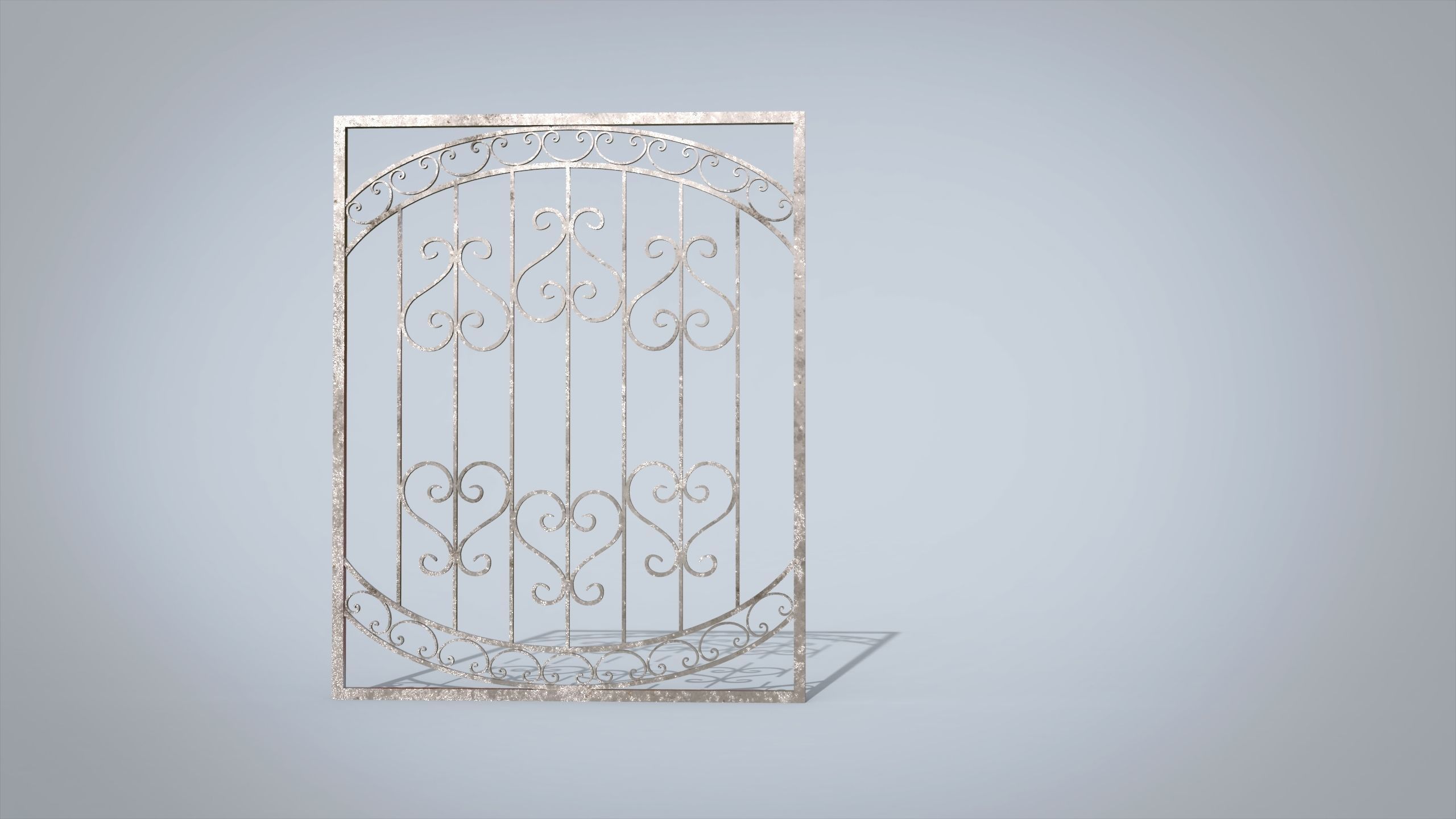 Window lattice 3D model_4