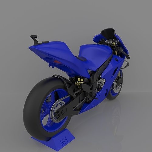 Motorcycle Yamaha YZF-M1 Racing 2020 Ready to Print STL File 3D print model 4