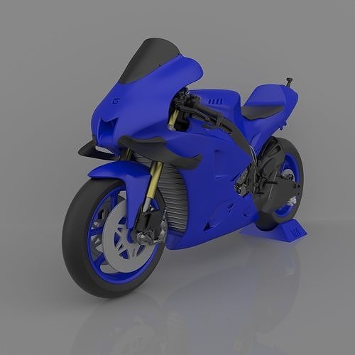 Motorcycle Yamaha YZF-M1 Racing 2020 Ready to Print STL File 3D print model 2
