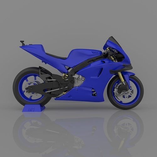 Motorcycle Yamaha YZF-M1 Racing 2020 Ready to Print STL File 3D print model 5