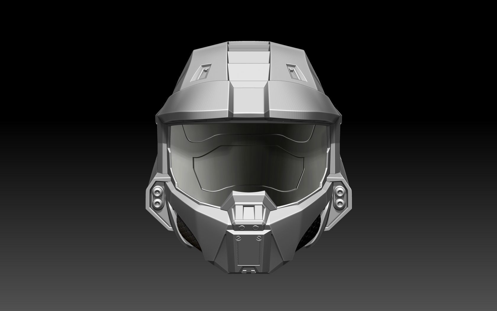 HALO Spartan Helmet 3D print model_5