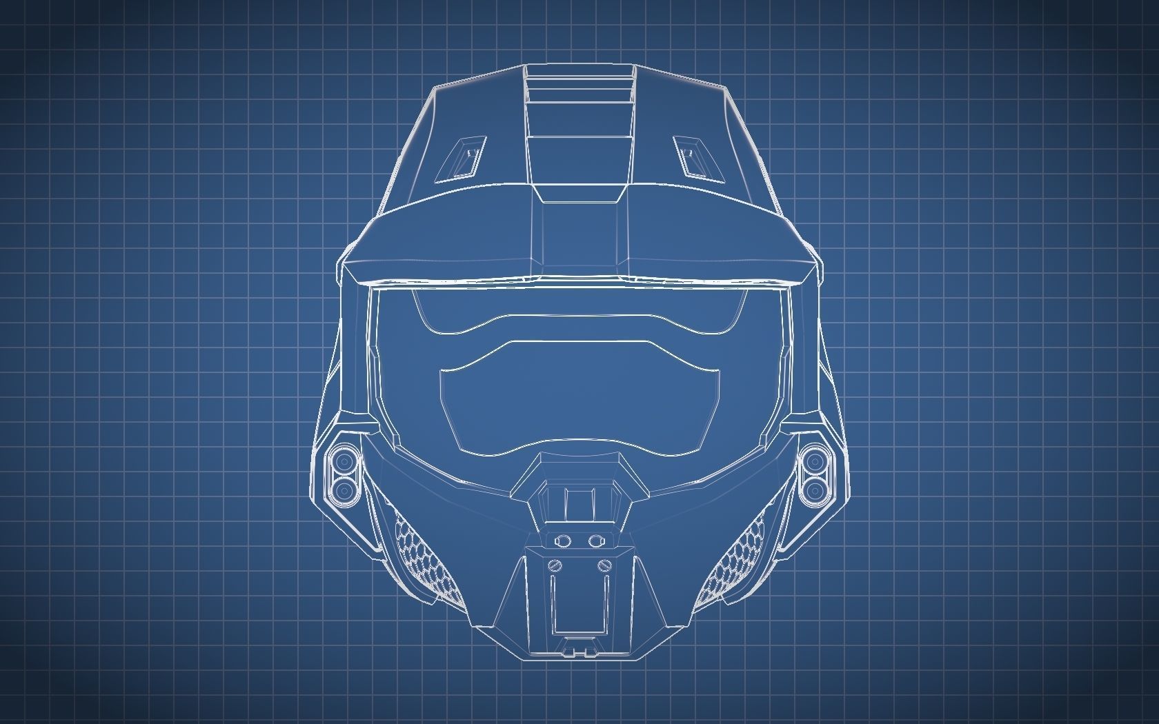 HALO Spartan Helmet 3D print model_14