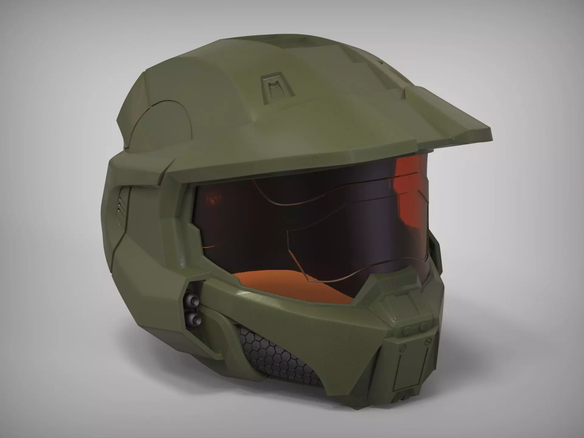 HALO Spartan Helmet 3D print model_0