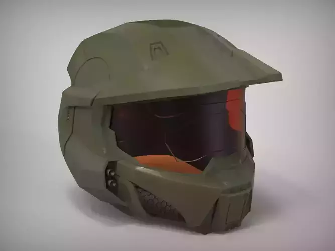HALO Spartan Helmet 3D print model