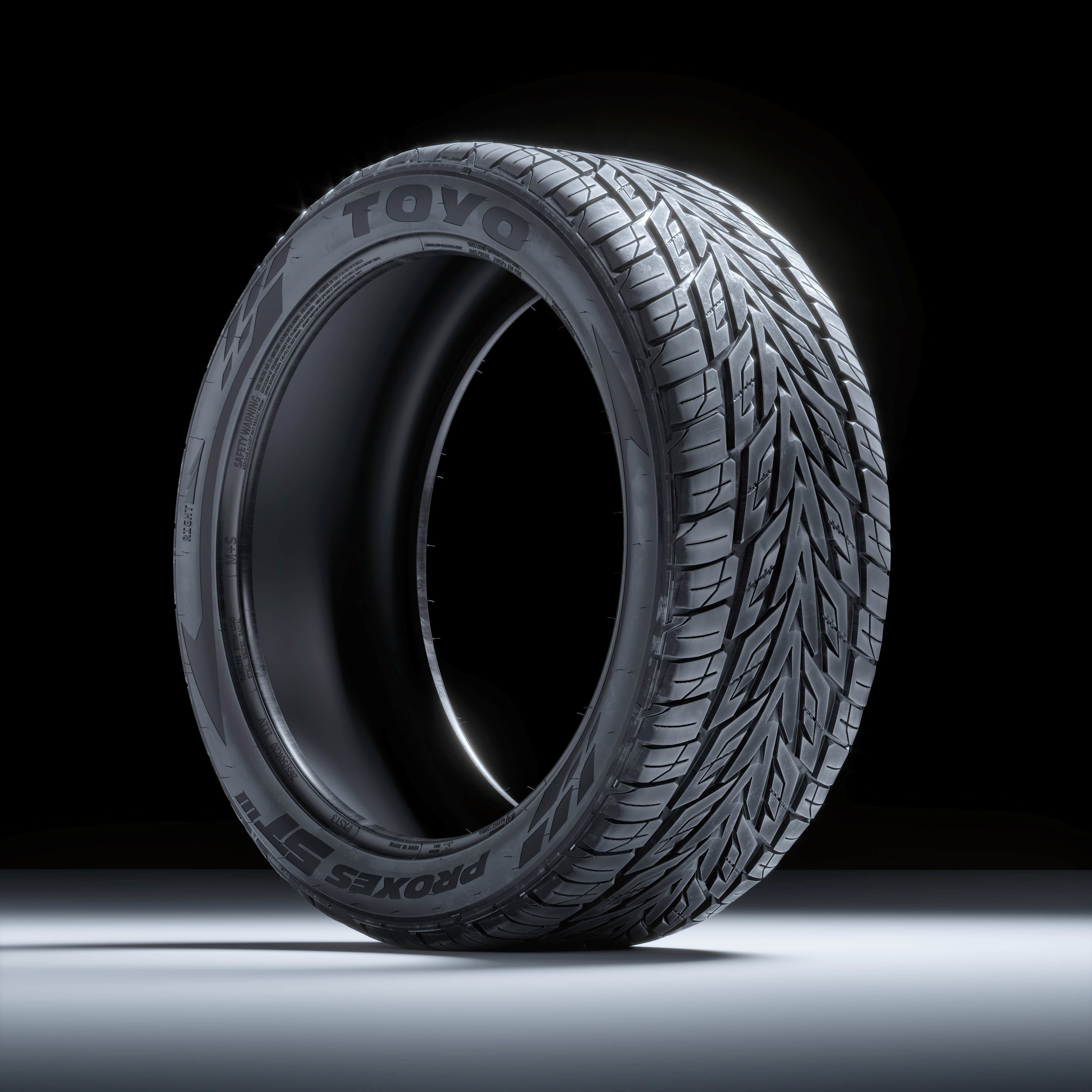 TOYO PROXES ST3 Low-poly 3D model_9