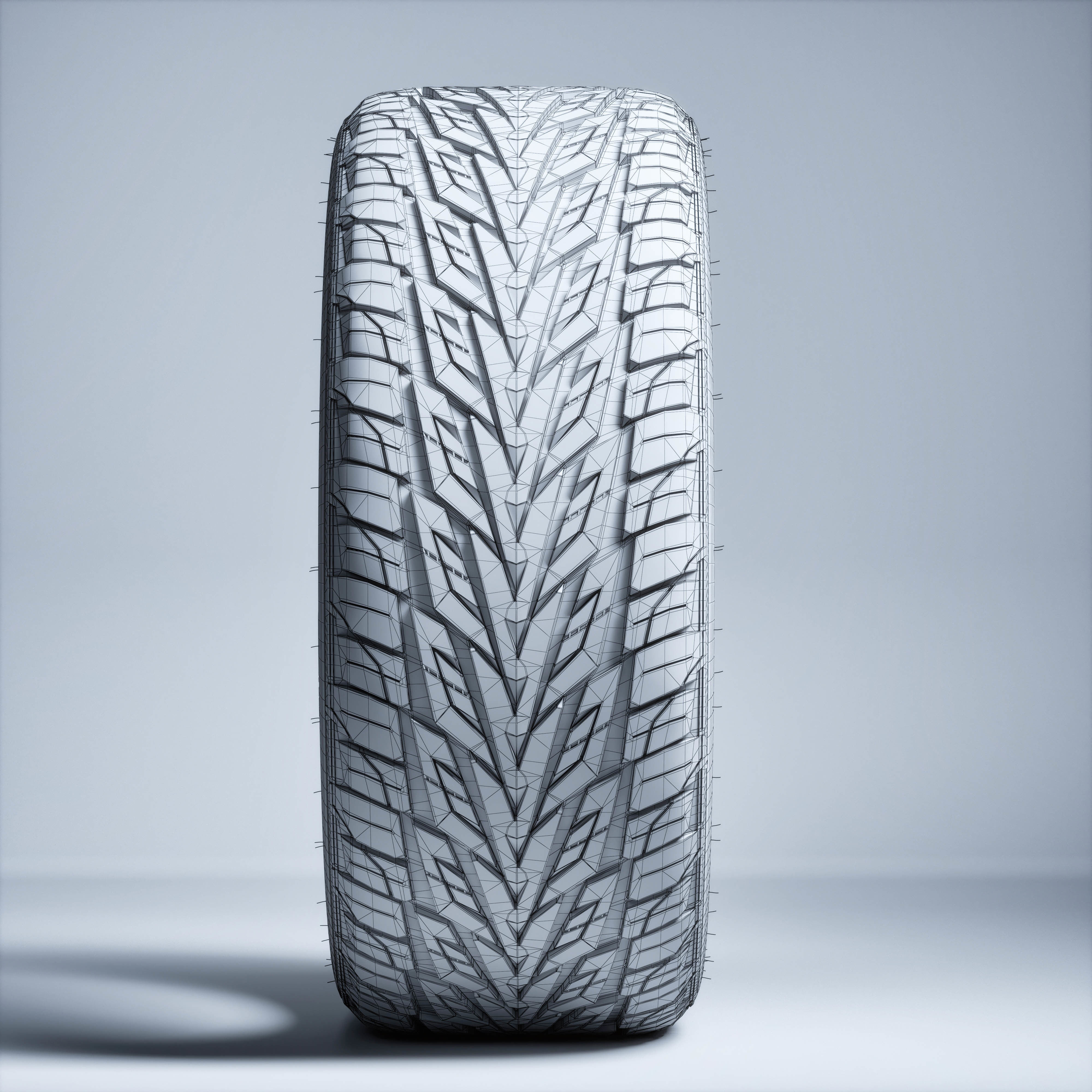 TOYO PROXES ST3 Low-poly 3D model_8