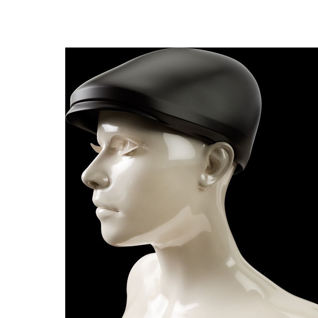 Newsboy Hat 3D print model_0