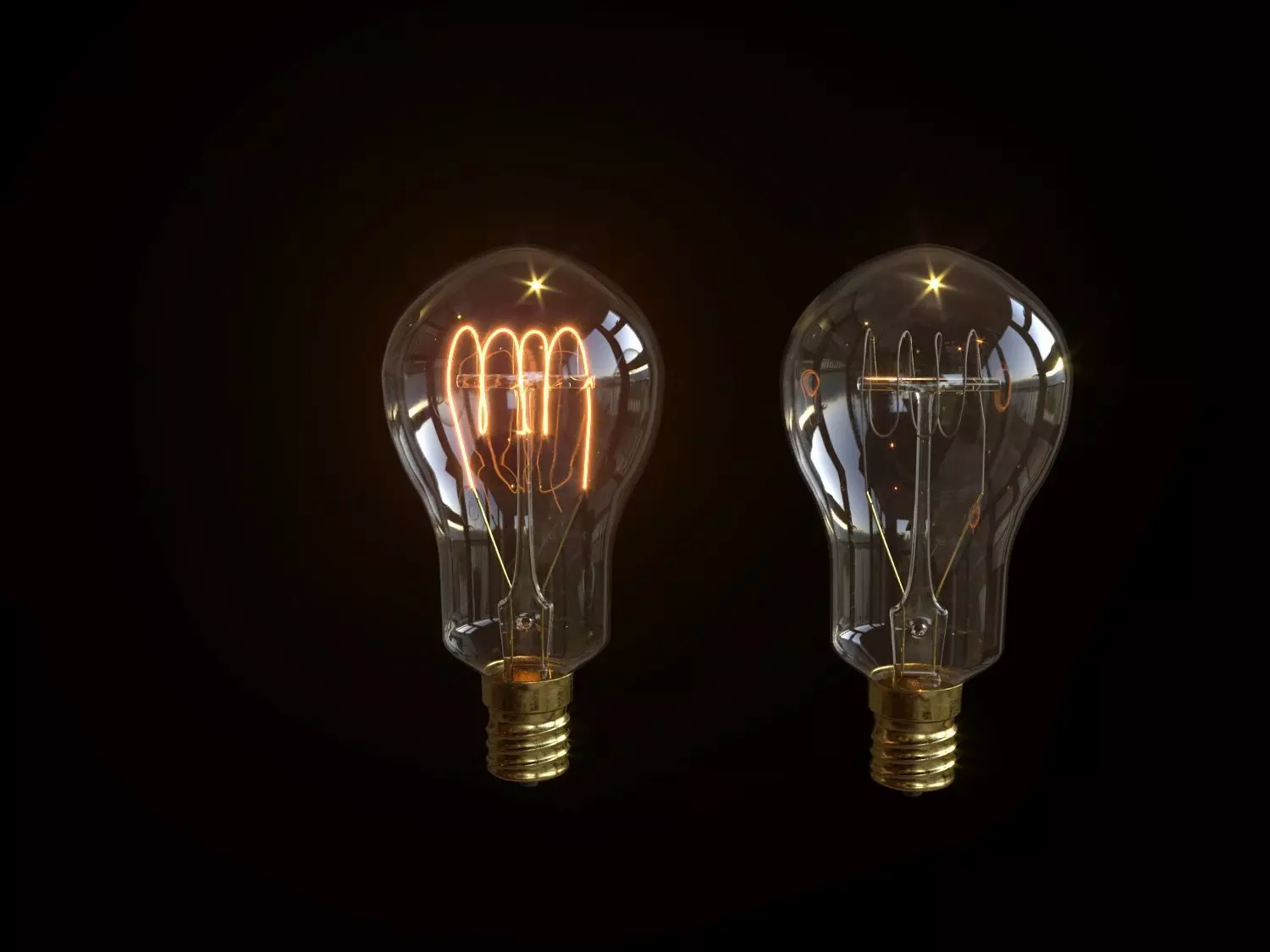 Candelabra Bulb 3D model_0