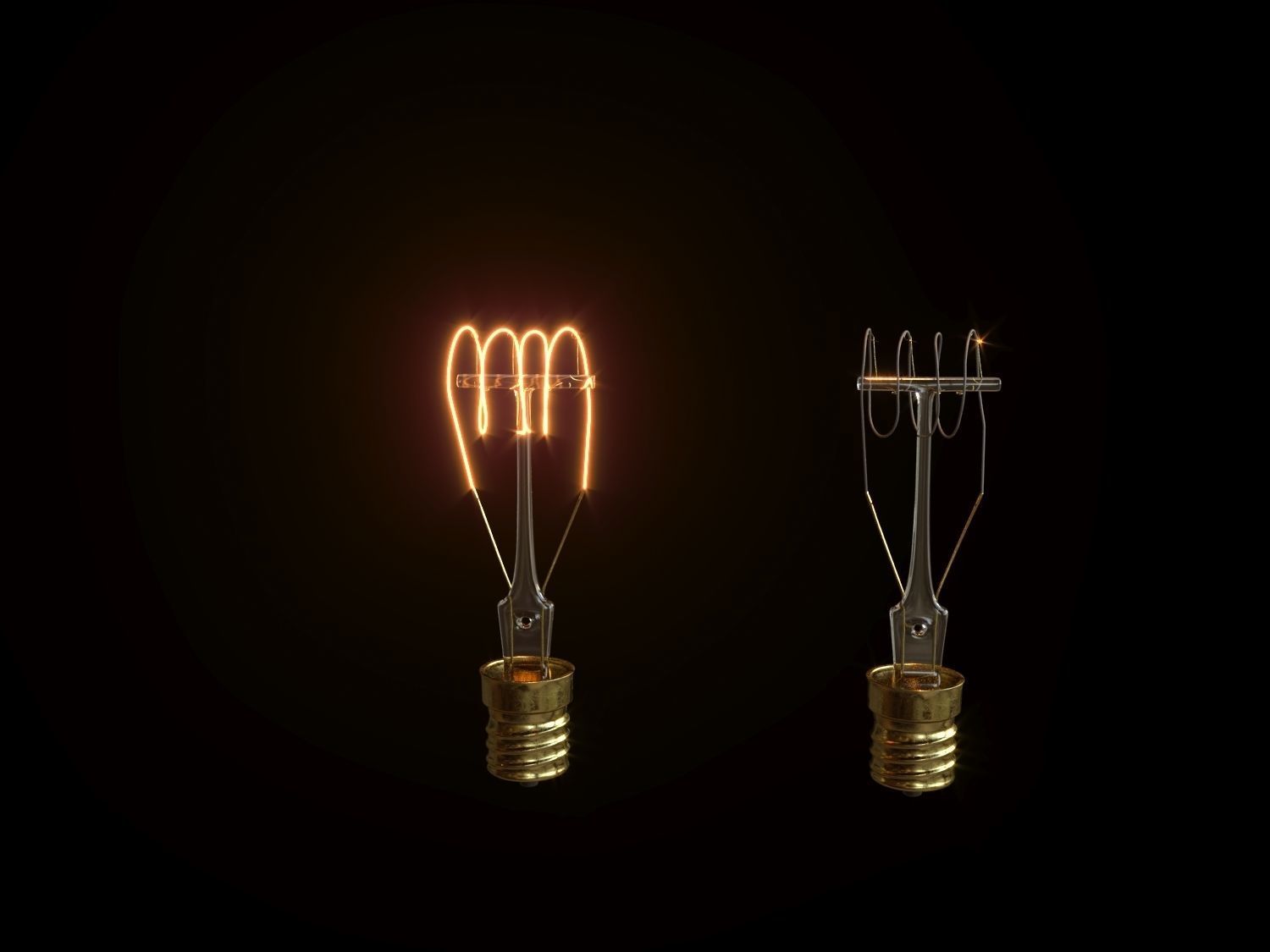 Candelabra Bulb 3D model_5