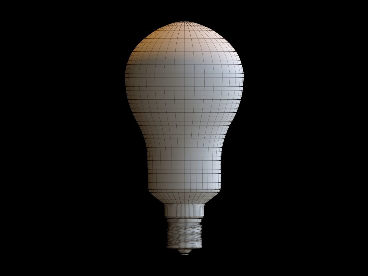 Candelabra Bulb 3D model_3