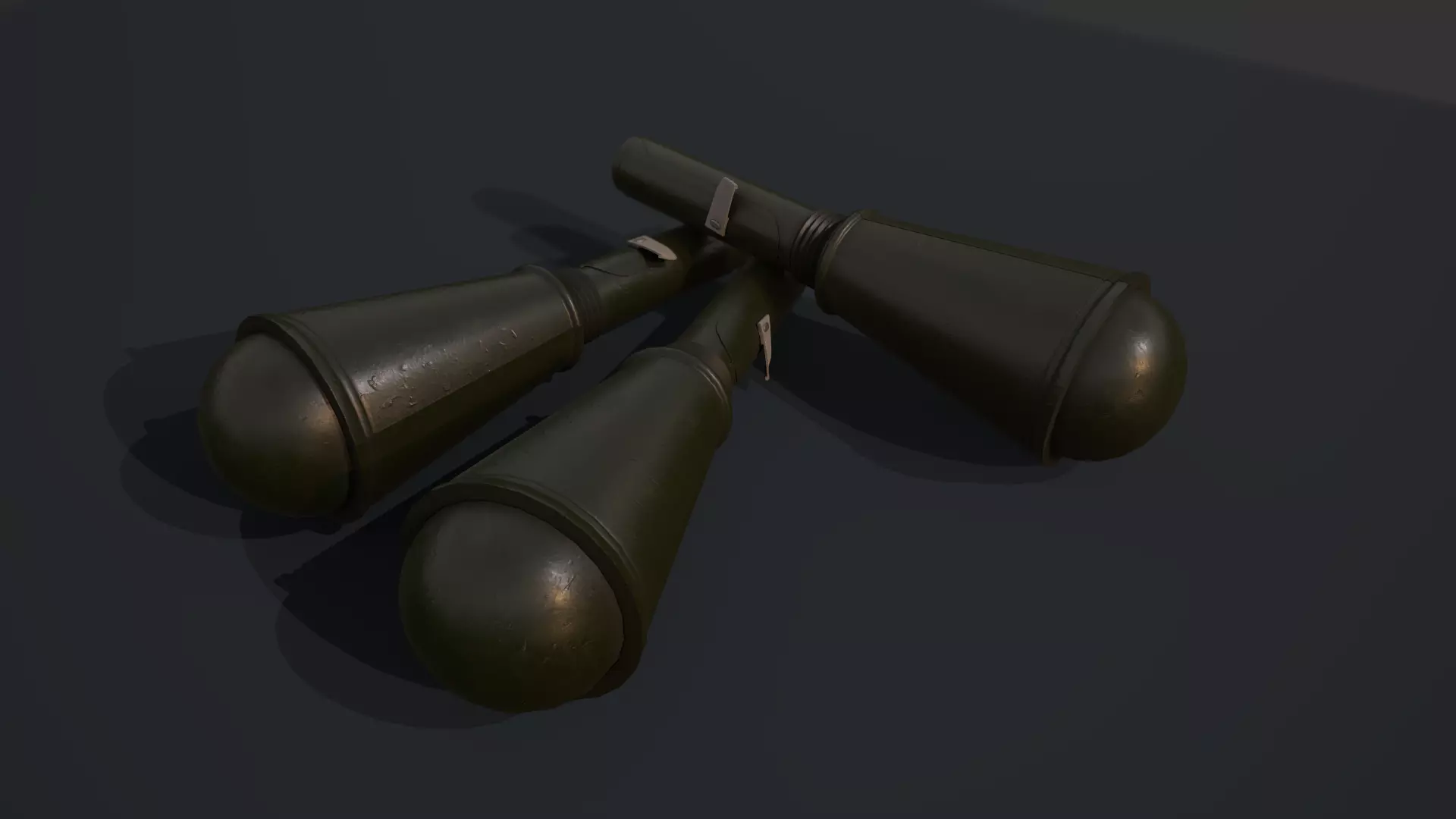 WW2 Soviet Hand Grenade RPG-6 - 4K PBR Low-poly  Low-poly 3D model_0
