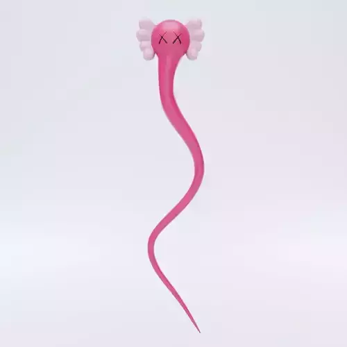 KAWS Bendy 3D model