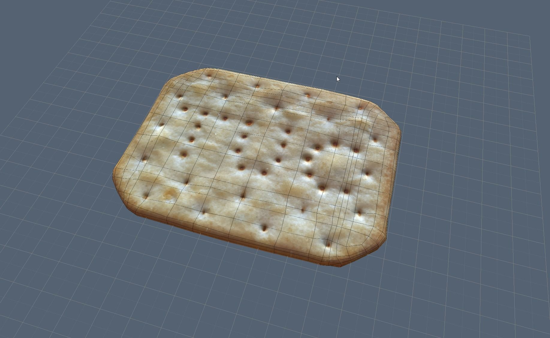 Crackers 3D Model cracker Low-poly 3D model_2
