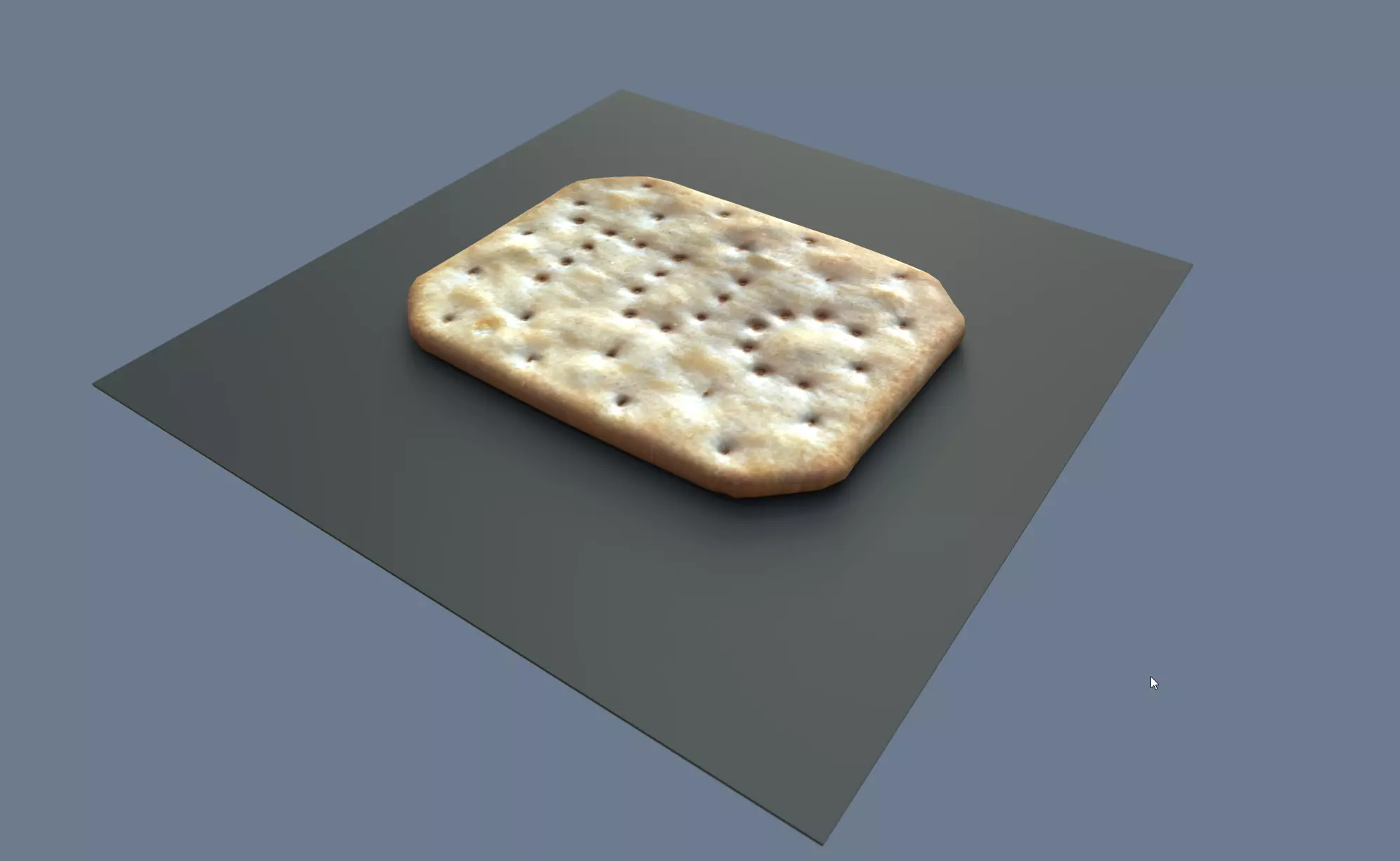 Crackers 3D Model cracker Low-poly 3D model_0