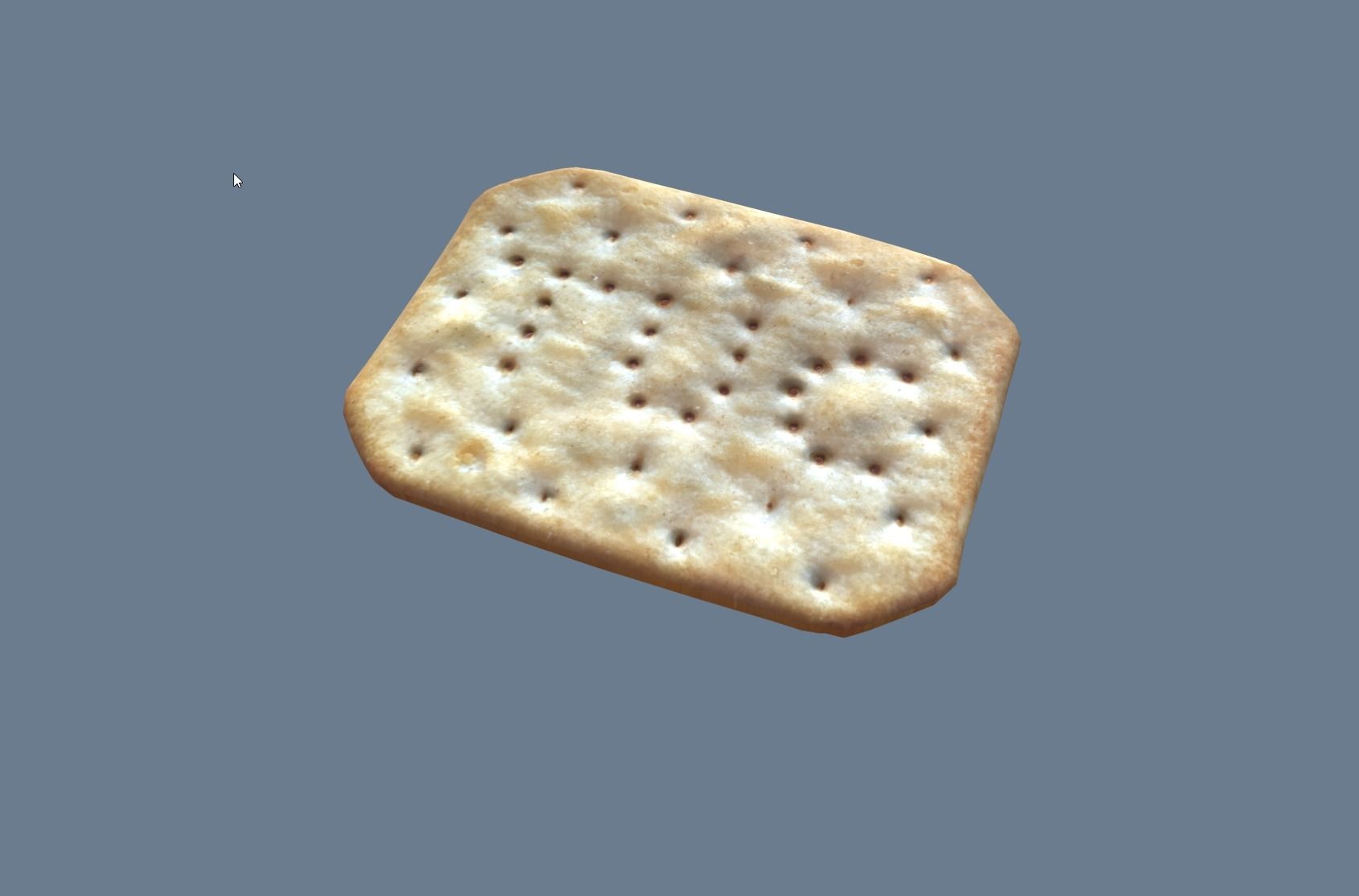 Crackers 3D Model cracker Low-poly 3D model_1