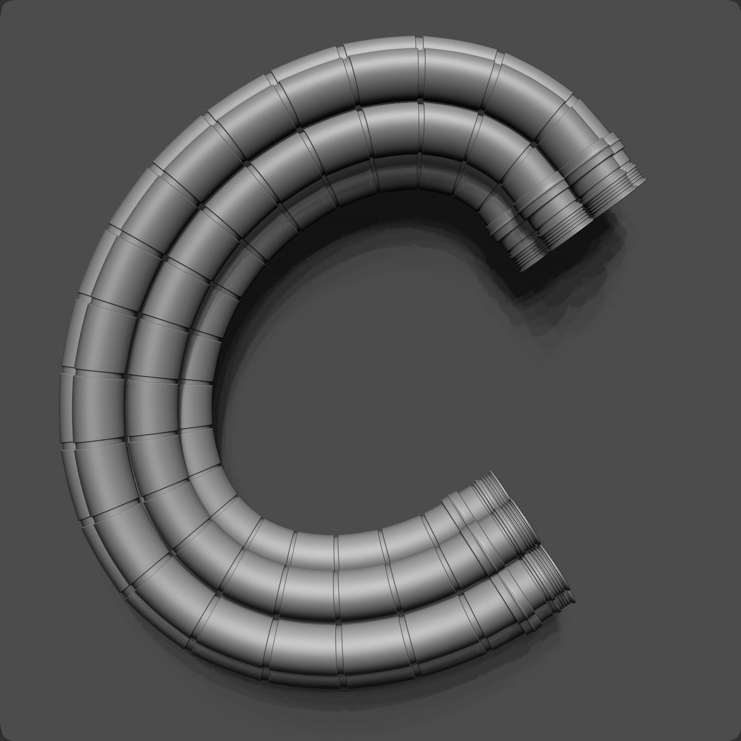 55 IMM Brushes Hoses And Tubes Low-poly 3D model_53