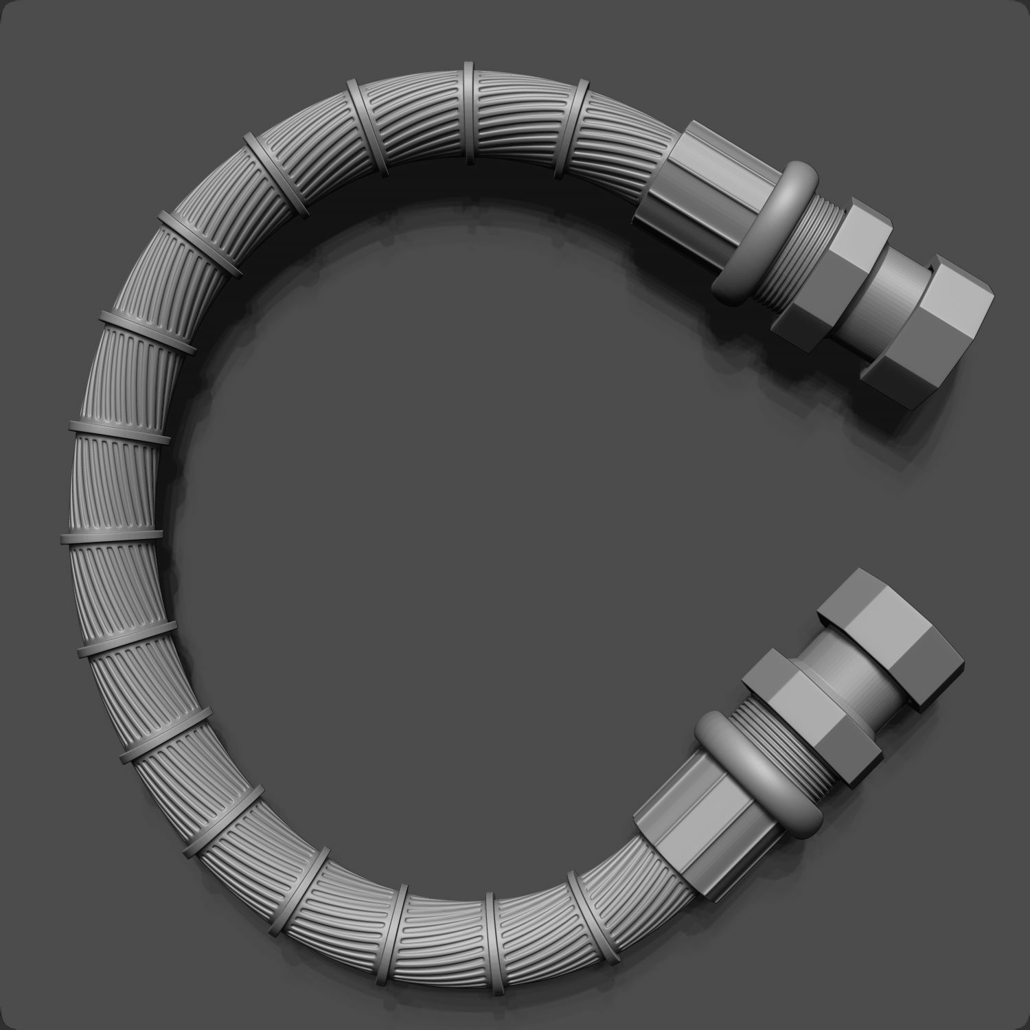 55 IMM Brushes Hoses And Tubes Low-poly 3D model_15