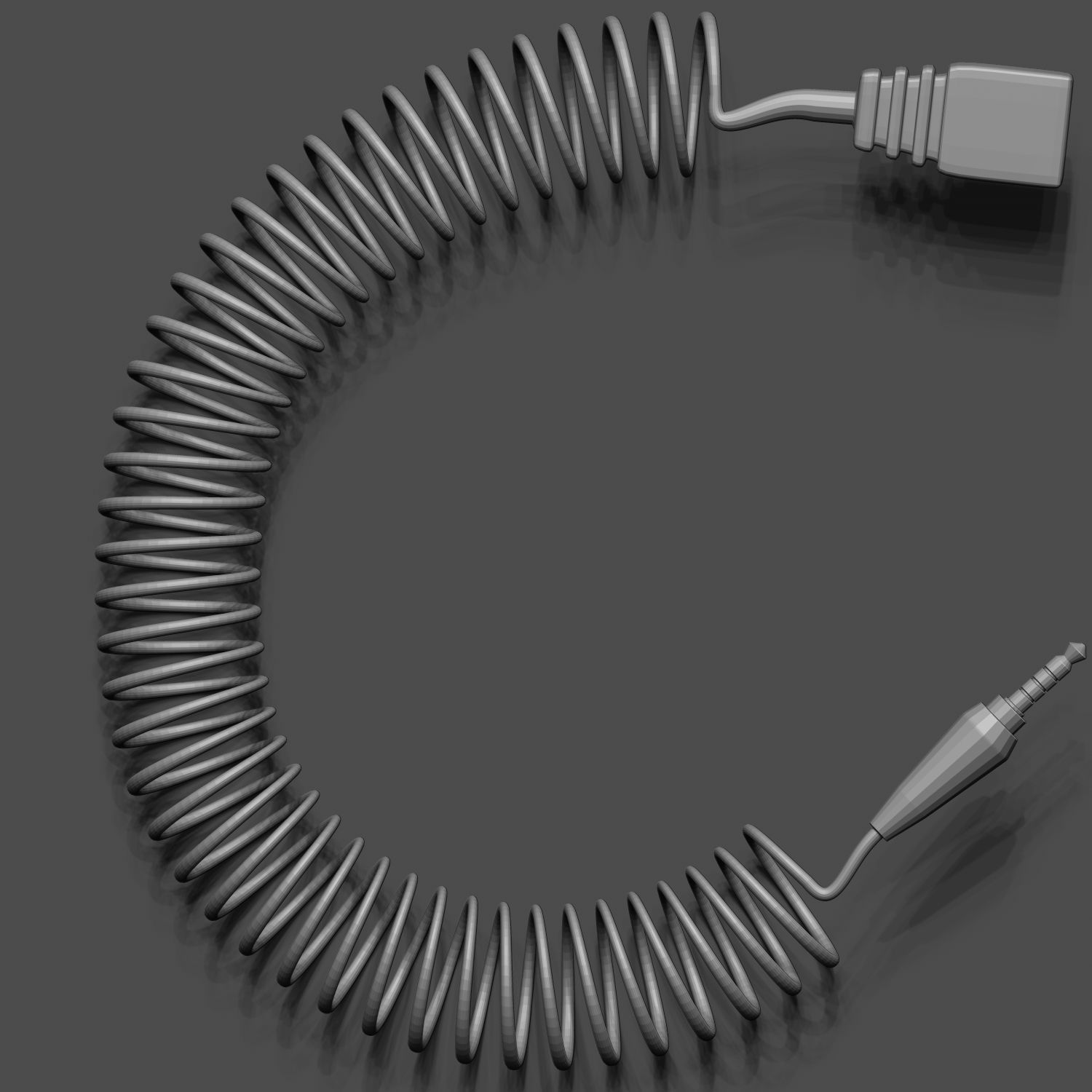 55 IMM Brushes Hoses And Tubes Low-poly 3D model_10