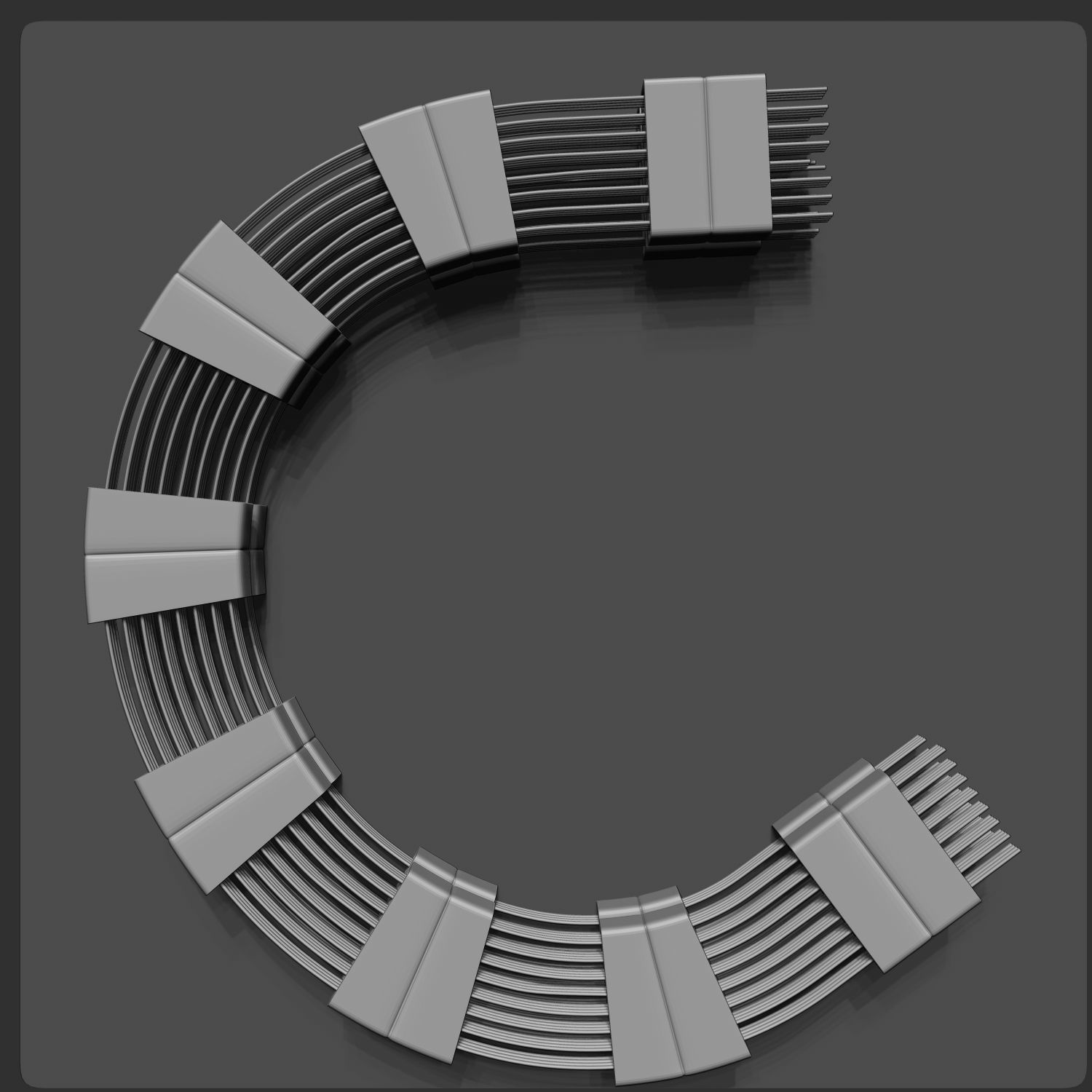 55 IMM Brushes Hoses And Tubes Low-poly 3D model_41