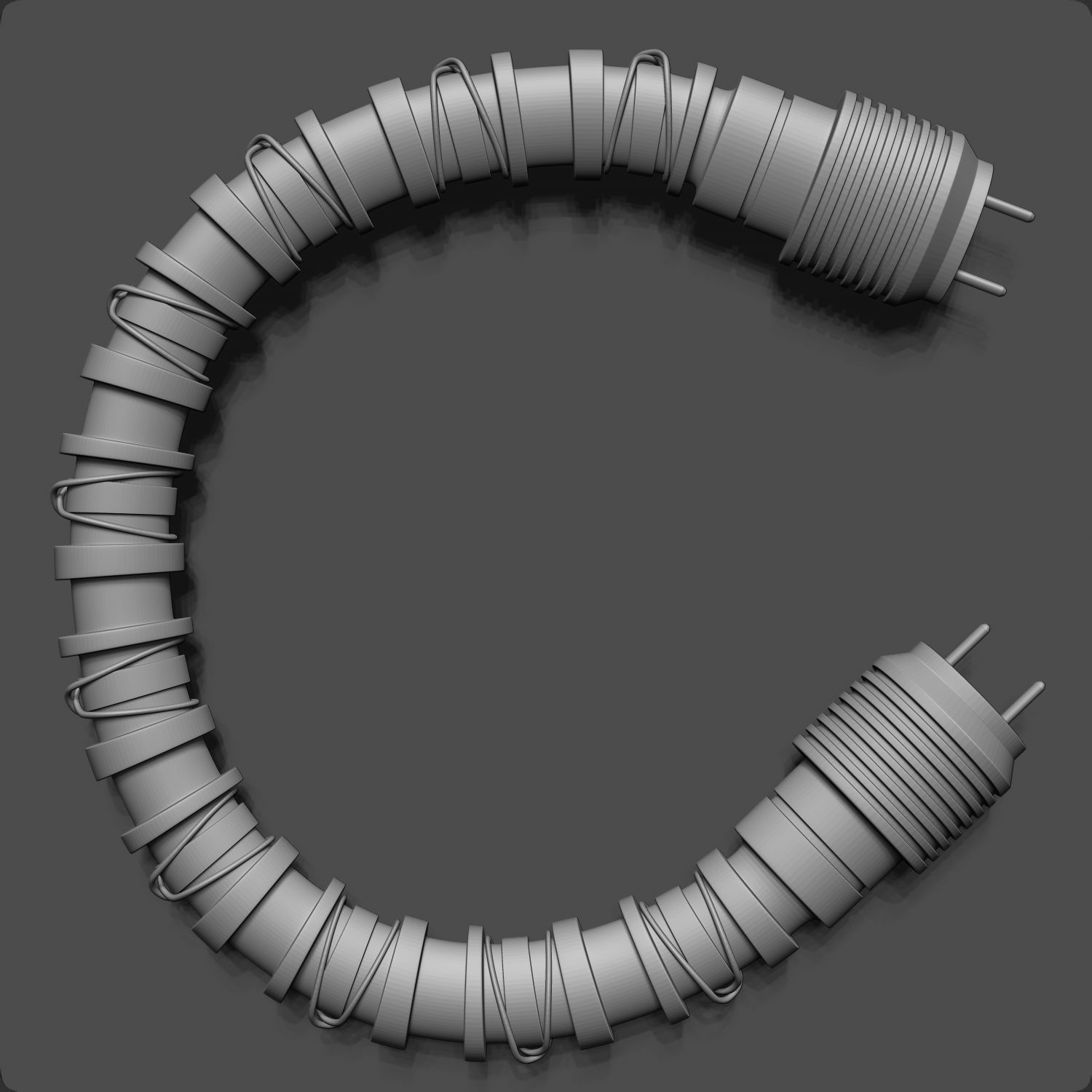 55 IMM Brushes Hoses And Tubes Low-poly 3D model_50