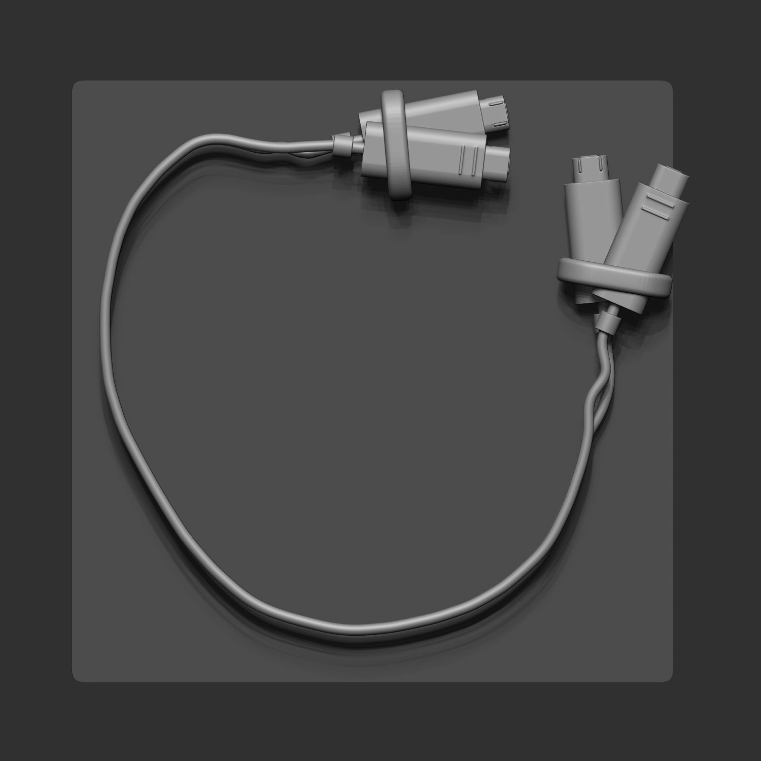 55 IMM Brushes Hoses And Tubes Low-poly 3D model_13
