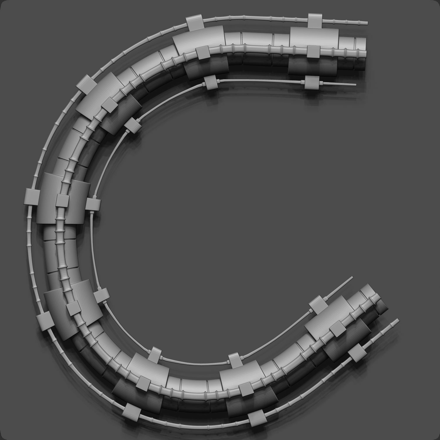 55 IMM Brushes Hoses And Tubes Low-poly 3D model_34