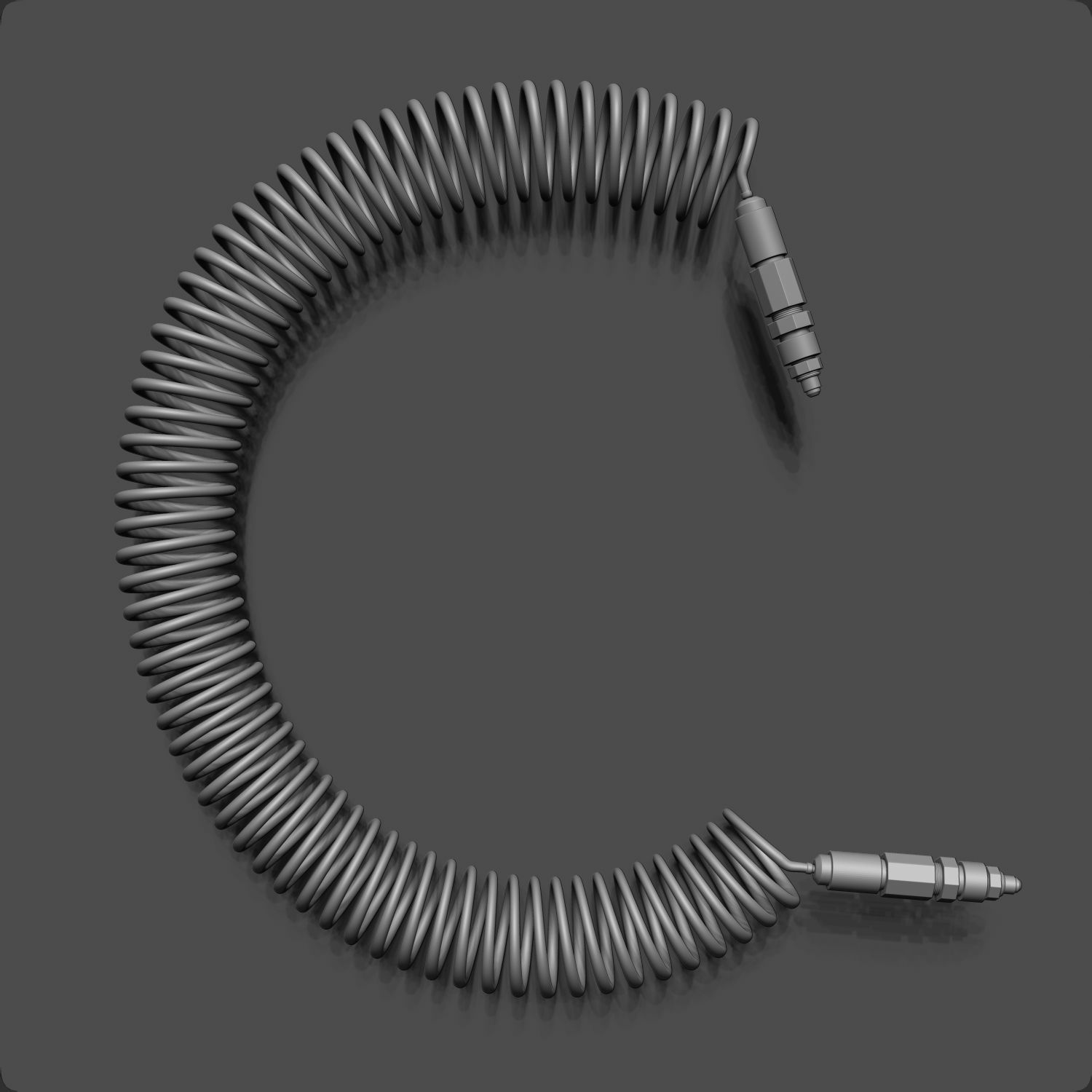 55 IMM Brushes Hoses And Tubes Low-poly 3D model_5
