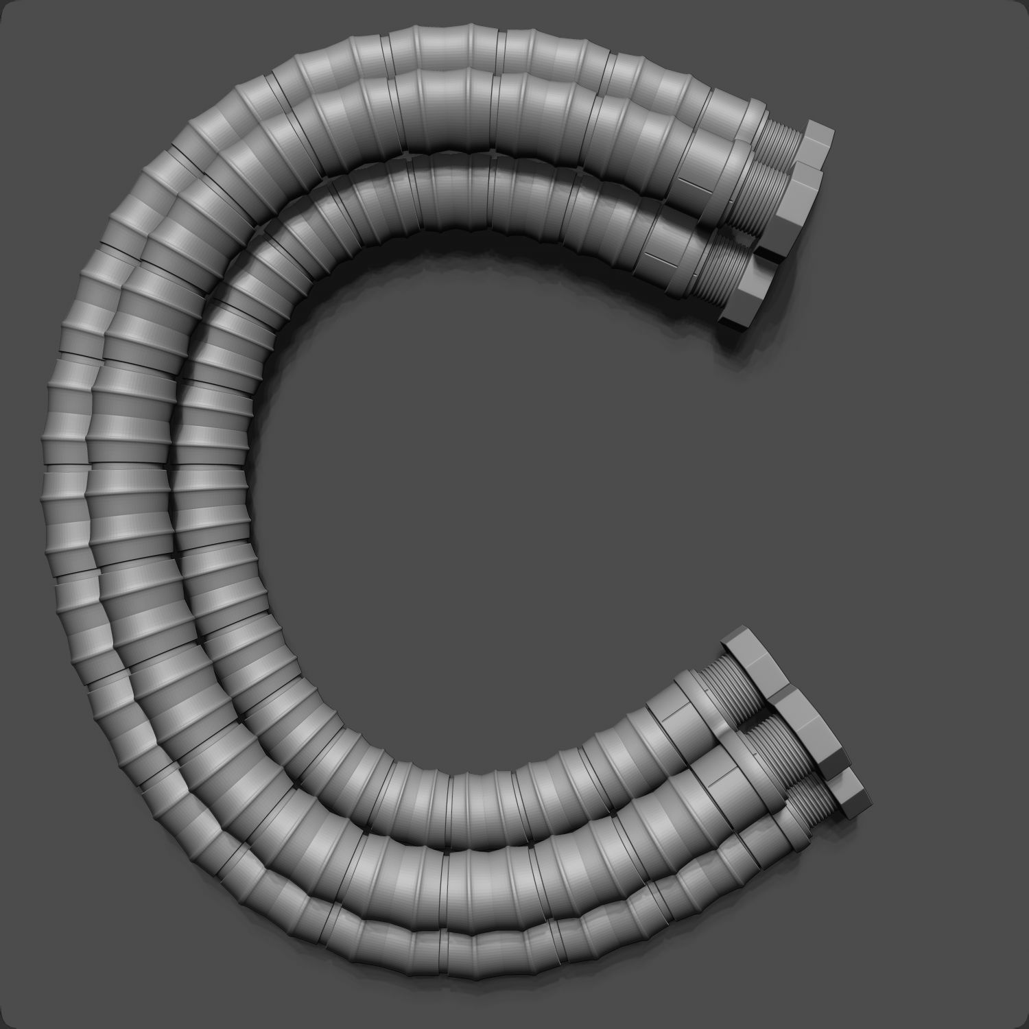 55 IMM Brushes Hoses And Tubes Low-poly 3D model_26