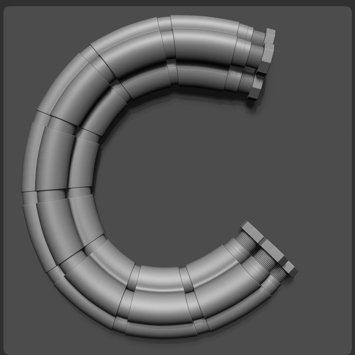 55 IMM Brushes Hoses And Tubes Low-poly 3D model_17