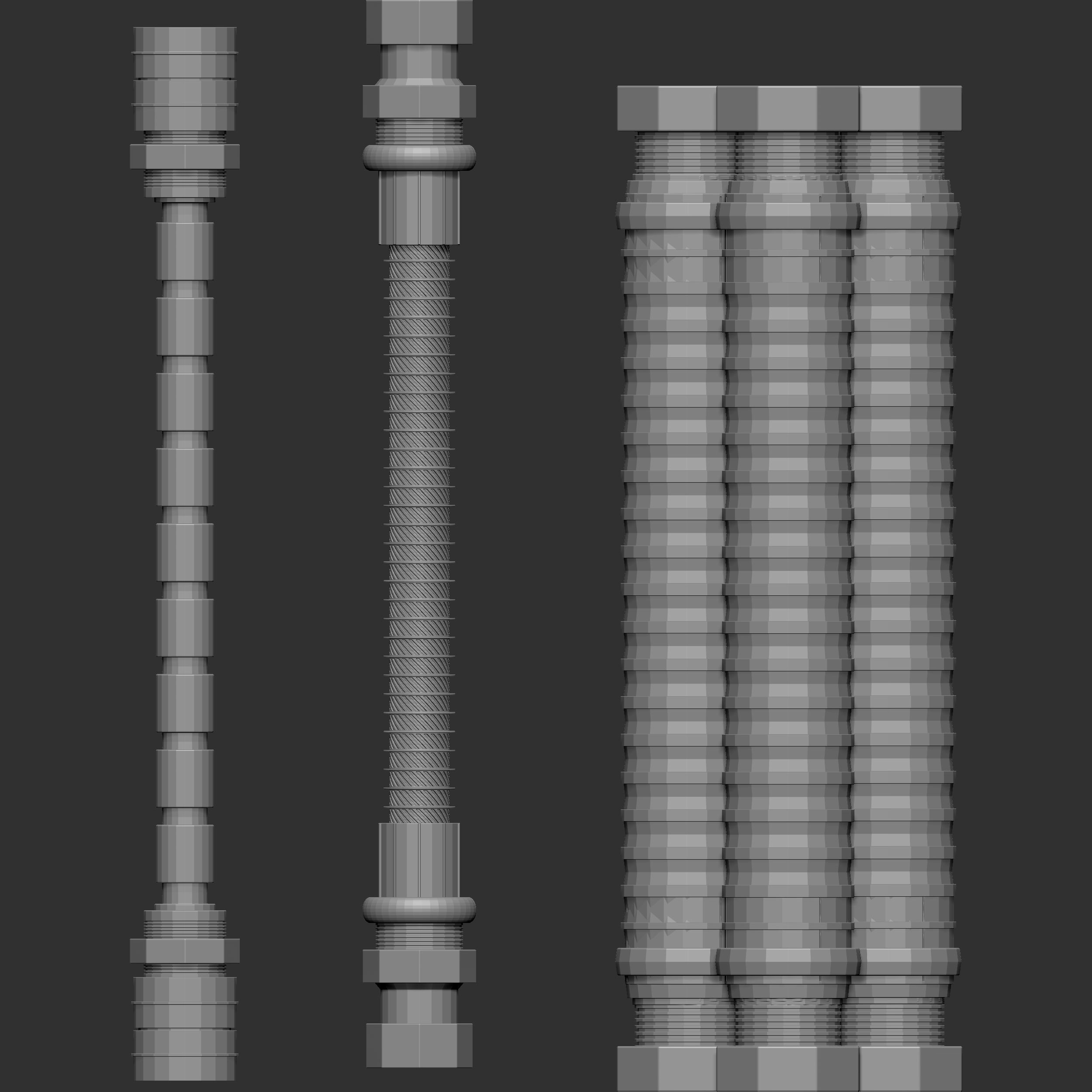 55 IMM Brushes Hoses And Tubes Low-poly 3D model_58
