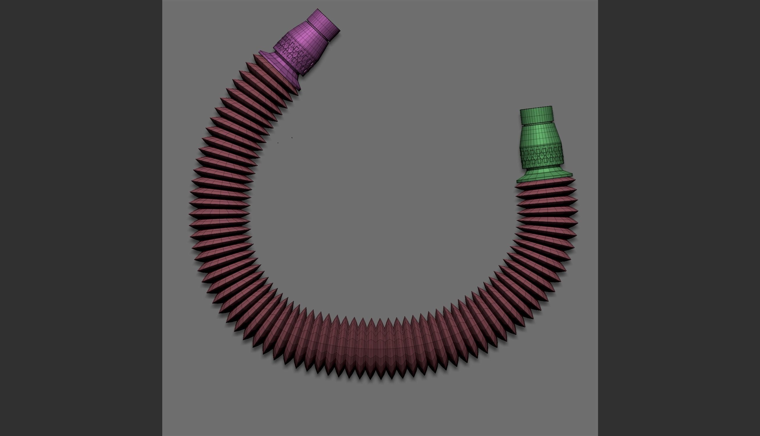 55 IMM Brushes Hoses And Tubes Low-poly 3D model_62