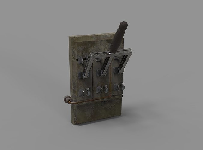 Three-Phase Switch Low-poly 3D model