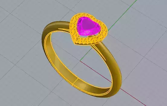 solitaire coeur love -CG60