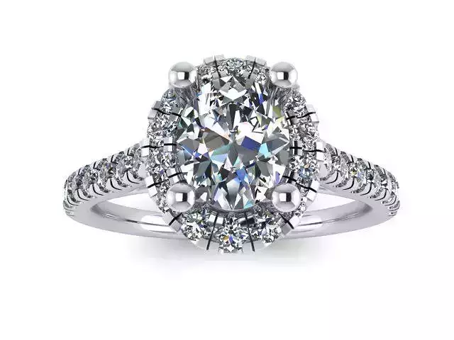 oval halo ring 184