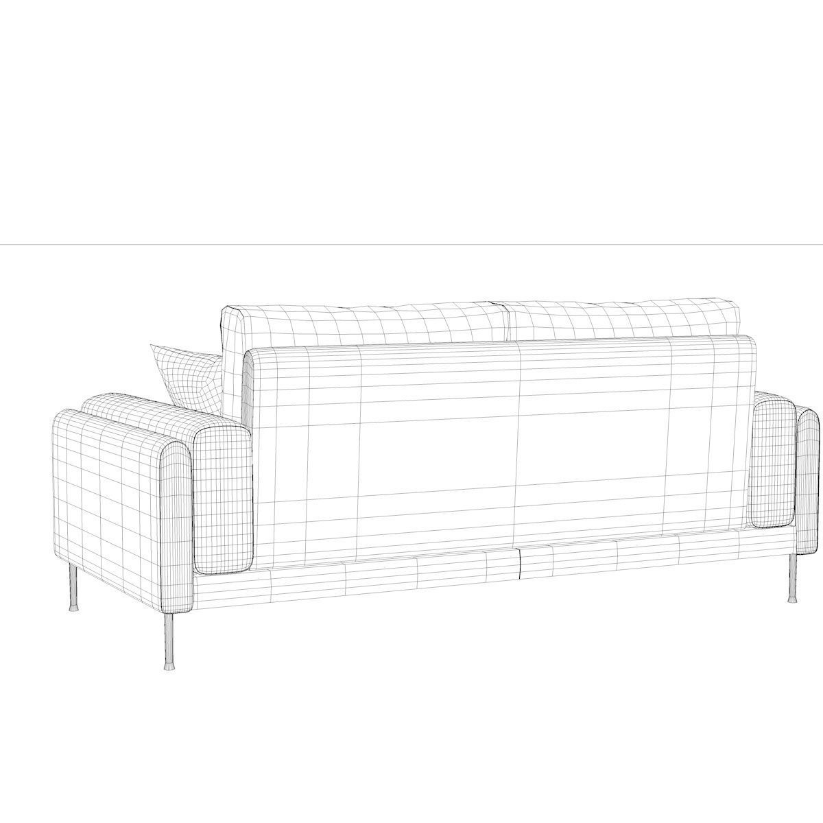 Link Sofa 3 Seat 3D model_14