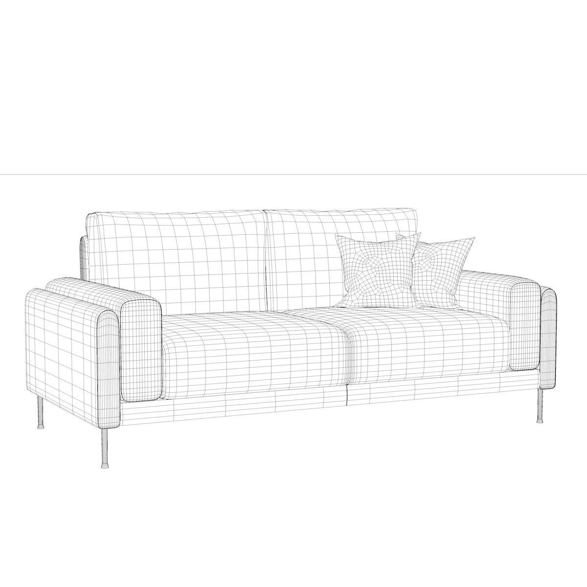 Link Sofa 3 Seat 3D model_13