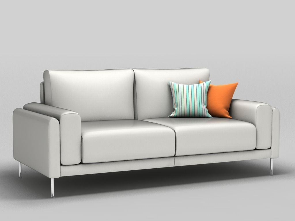 Link Sofa 3 Seat 3D model_2