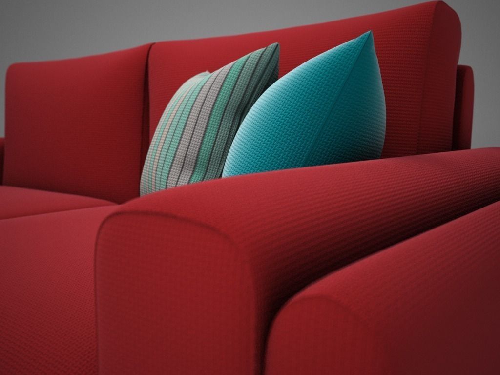 Link Sofa 3 Seat 3D model_10
