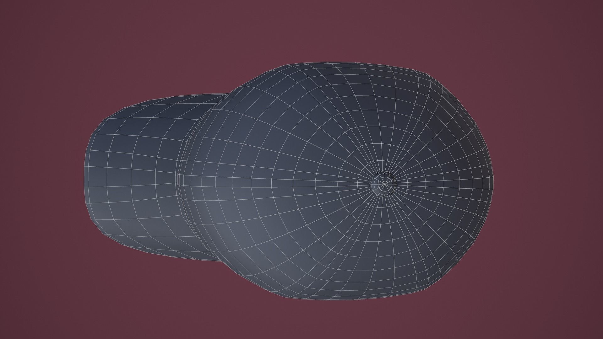 Baseball Cap Low-poly 3D model_24