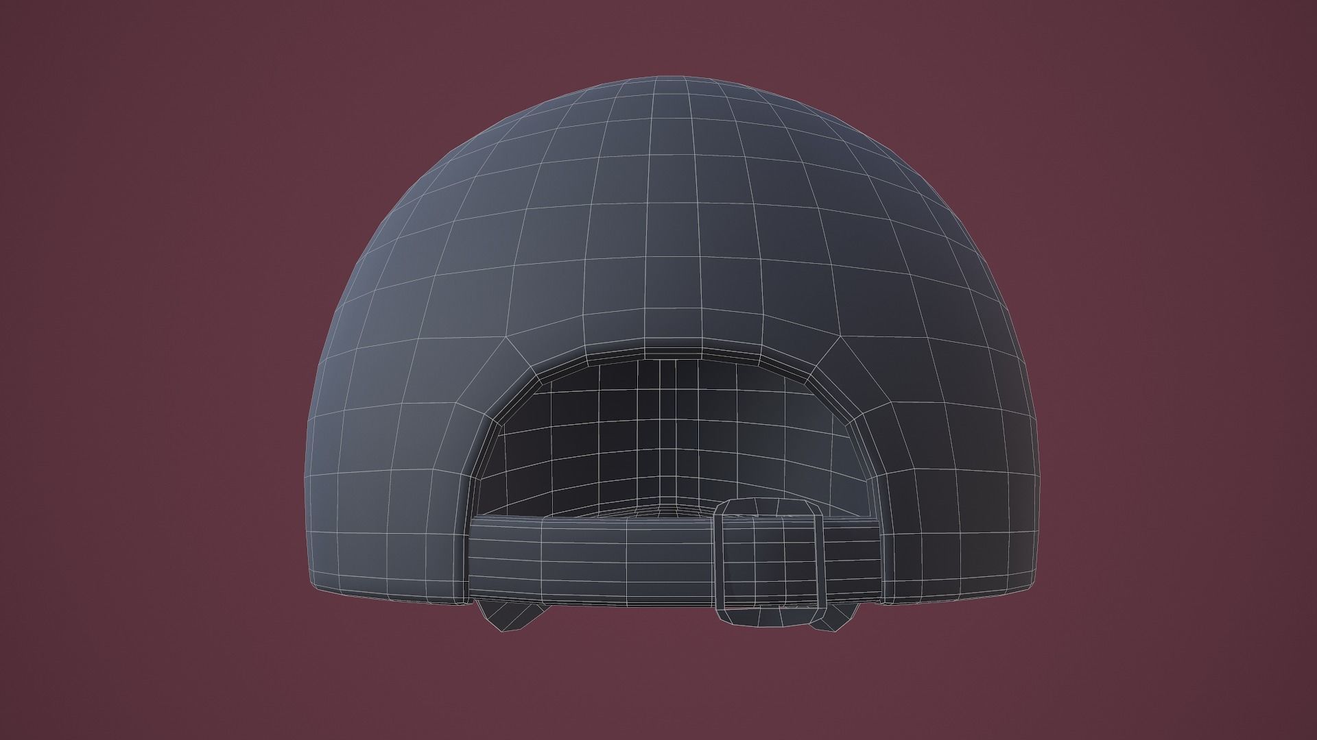 Baseball Cap Low-poly 3D model_26