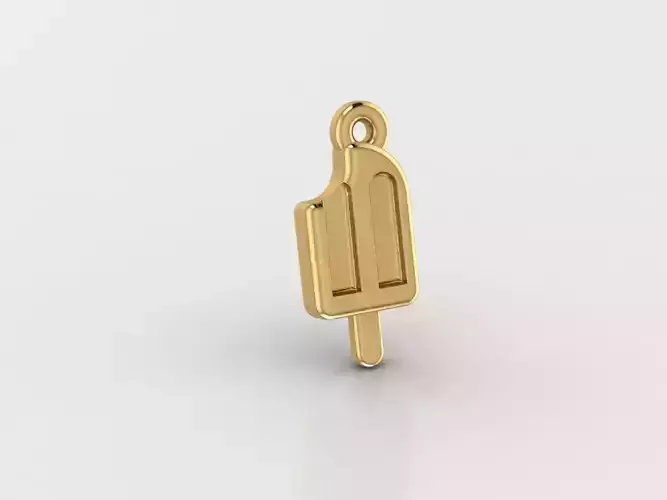3d ice cream pendant